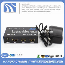 High Quality HDMI Splitter 1x2 HDMI Splitter support 3D